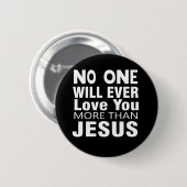 De liefde van Jezus Ronde Button 5,7 Cm (Voorkant /achterkant)