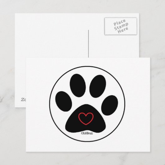 De Liefde van LiliBean Briefkaart (Voorkant / Achterkant)