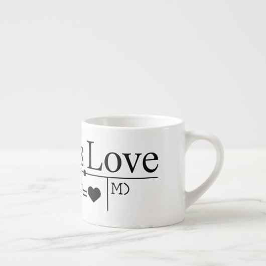 De liefde van mama Formule 02 Espresso Kop (Rechts)