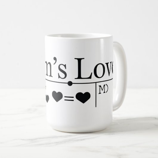 De liefde van mama Formule 02 Koffiemok (Voorkant rechts)