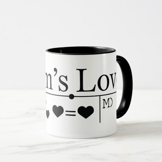 De liefde van mama Formule 02 Mok (Voorkant rechts)