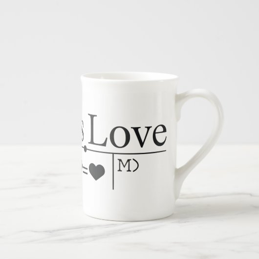 De liefde van mama Formule 02 Porselein Kop (Rechts)