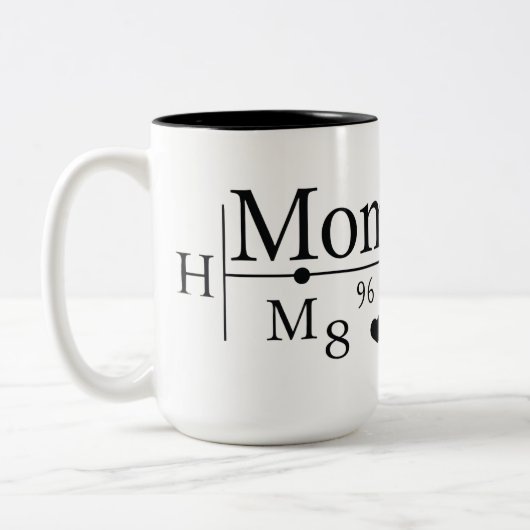 De liefde van mama Formule 02 Tweekleurige Koffiemok (Links)