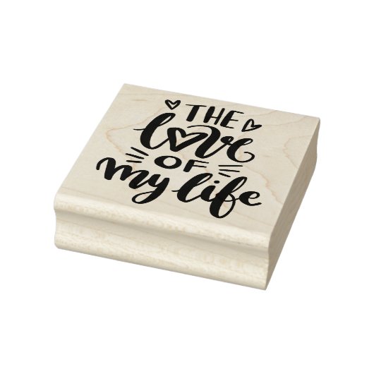De liefde van mijn leven rubberstempel (Stempel)
