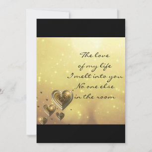 De liefde van mijn leven Wenskaart Kaart