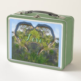 De liefde van Natuur Flat Holiday Kaart