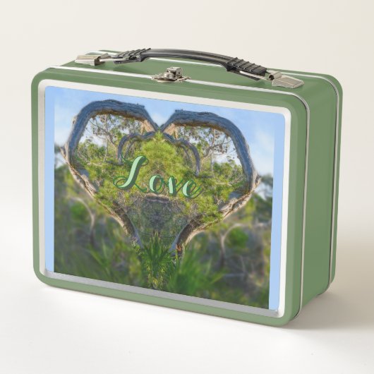 De liefde van Natuur Flat Holiday Kaart (Voorkant)