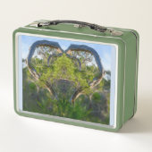 De liefde van Natuur Flat Holiday Kaart (Achterkant)