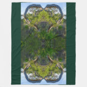 De liefde van Natuur Fleece Deken (Voorkant)
