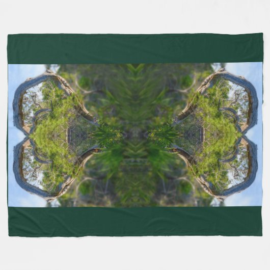 De liefde van Natuur Fleece Deken (Voorkant (Horizontaal))
