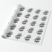 De liefde van papa eindigt nooit cadeaupapier (Uitgerold)