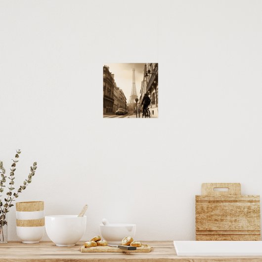 De liefde van Parijs Poster (Keuken)