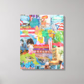 De liefde van Puerto Rico Canvas Afdruk (Voorkant)