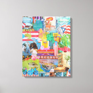 De liefde van Puerto Rico Canvas Afdruk