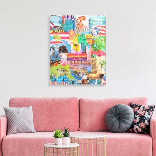 De liefde van Puerto Rico Canvas Afdruk (Insitu (Woonkamer))