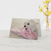 De liefde van schoenen kaart (Gele Bloem)