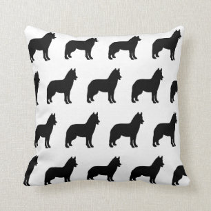 De liefde van Siberische Husky honden Kussen