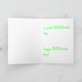 De liefde van St. Patrick Kaart (Binnen)