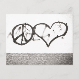 De liefde verspreiden briefkaart