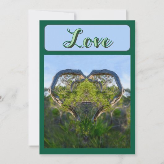 De liefde voor Natuur Bedankkaart (Voorkant)
