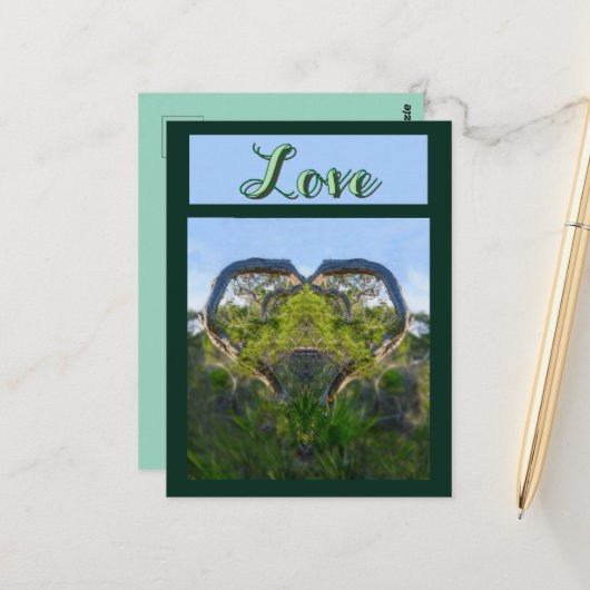 De liefde voor Natuur Briefkaart (Voorkant / Achterkant in situ)