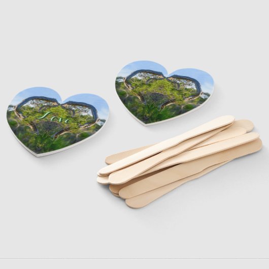 De liefde voor Natuur Handwaaier (Niet-gemonteerd)