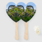De liefde voor Natuur Handwaaier (Voorkant en achterkant)