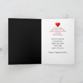 De liefde & waardeert de Wolf Valentijn van de Feestdagen Kaart (Binnen)