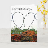 De liefde zal een manier vinden kaart (Gele Bloem)