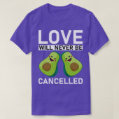 De liefde zal nooit geannuleerd worden Valentinex2 T-shirt (Design voorkant)