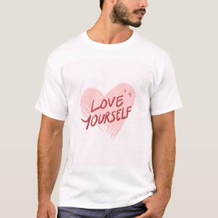 De liefde zelf T-shirt ontwerp