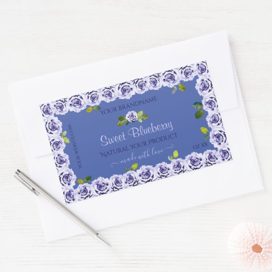 De liefdeblauwe Etiketten van de Verpakking van he (Envelop)