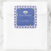 De liefdeblauwe Etiketten van het Pakket van het P (Tas)