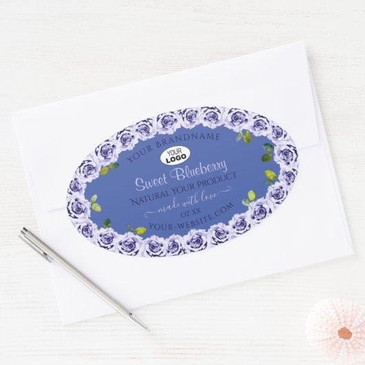 De liefdeblauwe Etiketten van het Pakket van het P (Envelop)