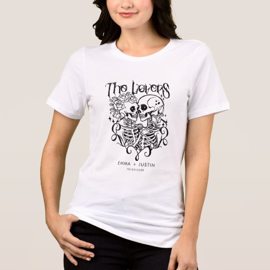 De Liefdes Tarot Pasgetrouwden Tri-Blend Shirt (Voorkant)