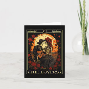 De Liefdes Tarotkaart Skelet Valentijn Gotisch H Kaart