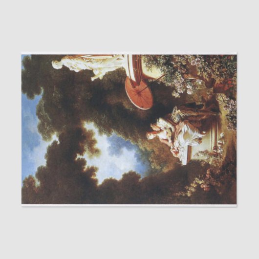 De liefdesbekentenis van Jean Honore Fragonard Tissuepapier (Voorkant)