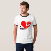 De liefdesbeweging: Ga O.F.F.! T-shirt (Voorkant volledig)