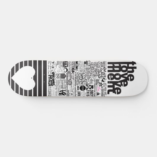De liefdesbeweging "Gezegden" Skateboard (Horizontaal)