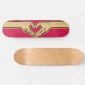 De liefdesbeweging "Hearthands" Persoonlijk Skateboard (Horizontaal)