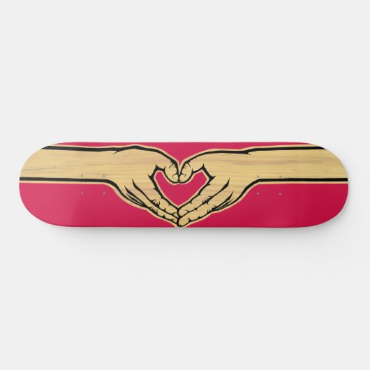 De liefdesbeweging "Hearthands" Persoonlijk Skateboard (Horizontaal)
