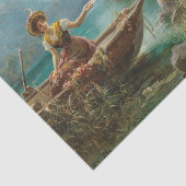 De liefdesboodschap van Hans Zatzka Tissuepapier (Detail)