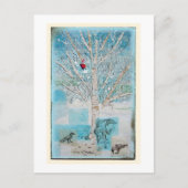 de liefdesboom drenken briefkaart (Voorkant)