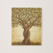 De liefdesboom legpuzzel (Verticaal)