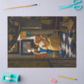 De liefdesbrief, 1669-1670 door Johannes Vermeer Tissuepapier (Craft)