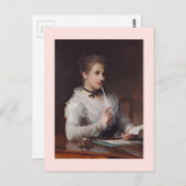 De liefdesbrief briefkaart (Voorkant / Achterkant)