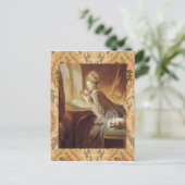 De liefdesbrief briefkaart (Staand voorkant)