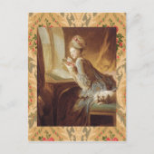 De liefdesbrief briefkaart (Voorkant)