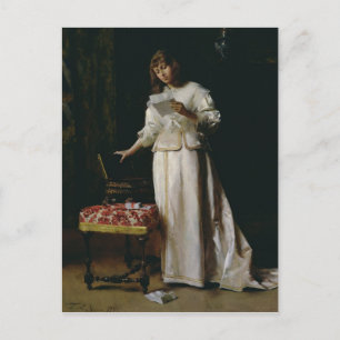 De liefdesbrief briefkaart