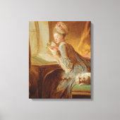 De liefdesbrief canvas afdruk (Voorkant)
